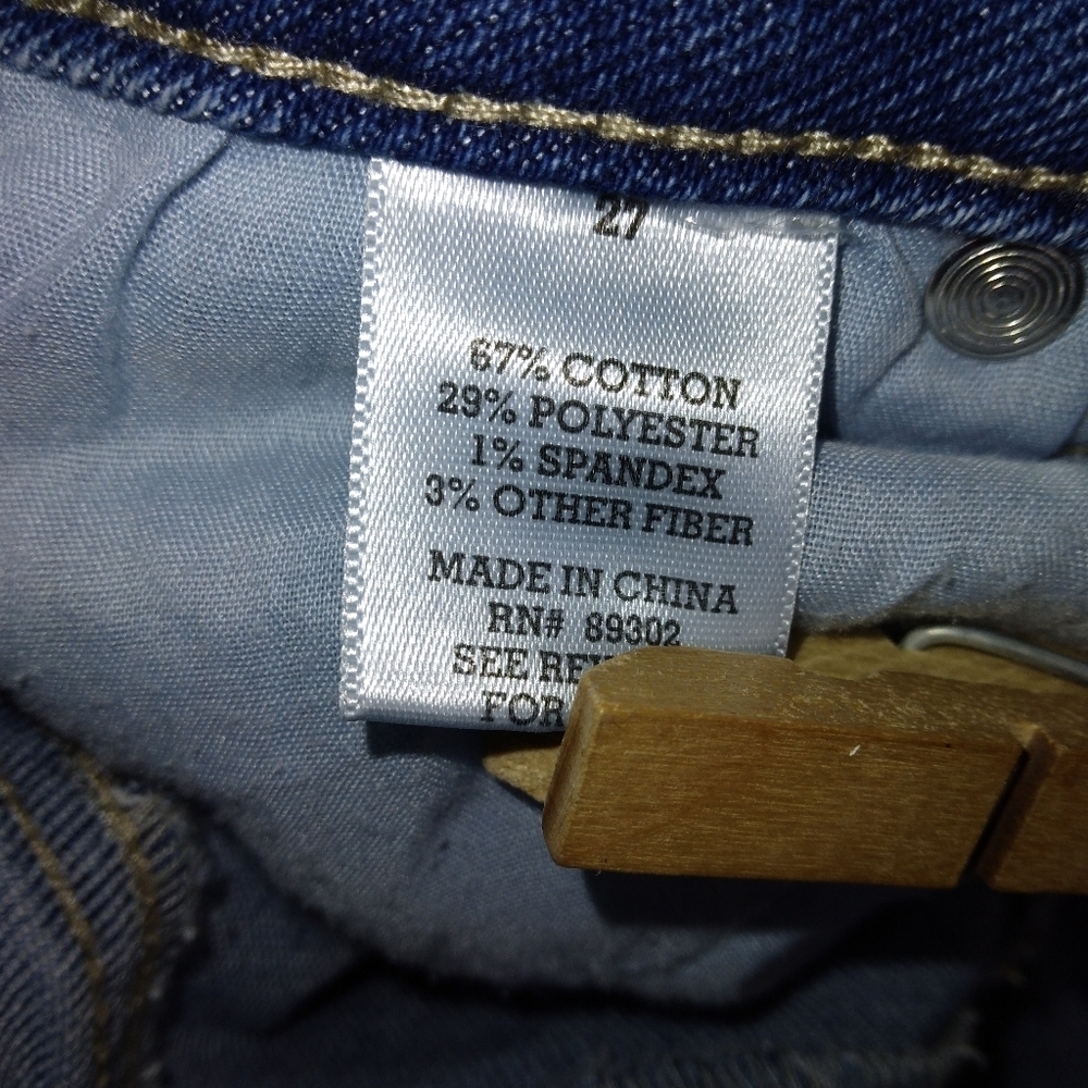 Altar’d State Distressed Straight Leg Raw Hem jeans size 27 - Picture 9 of 11